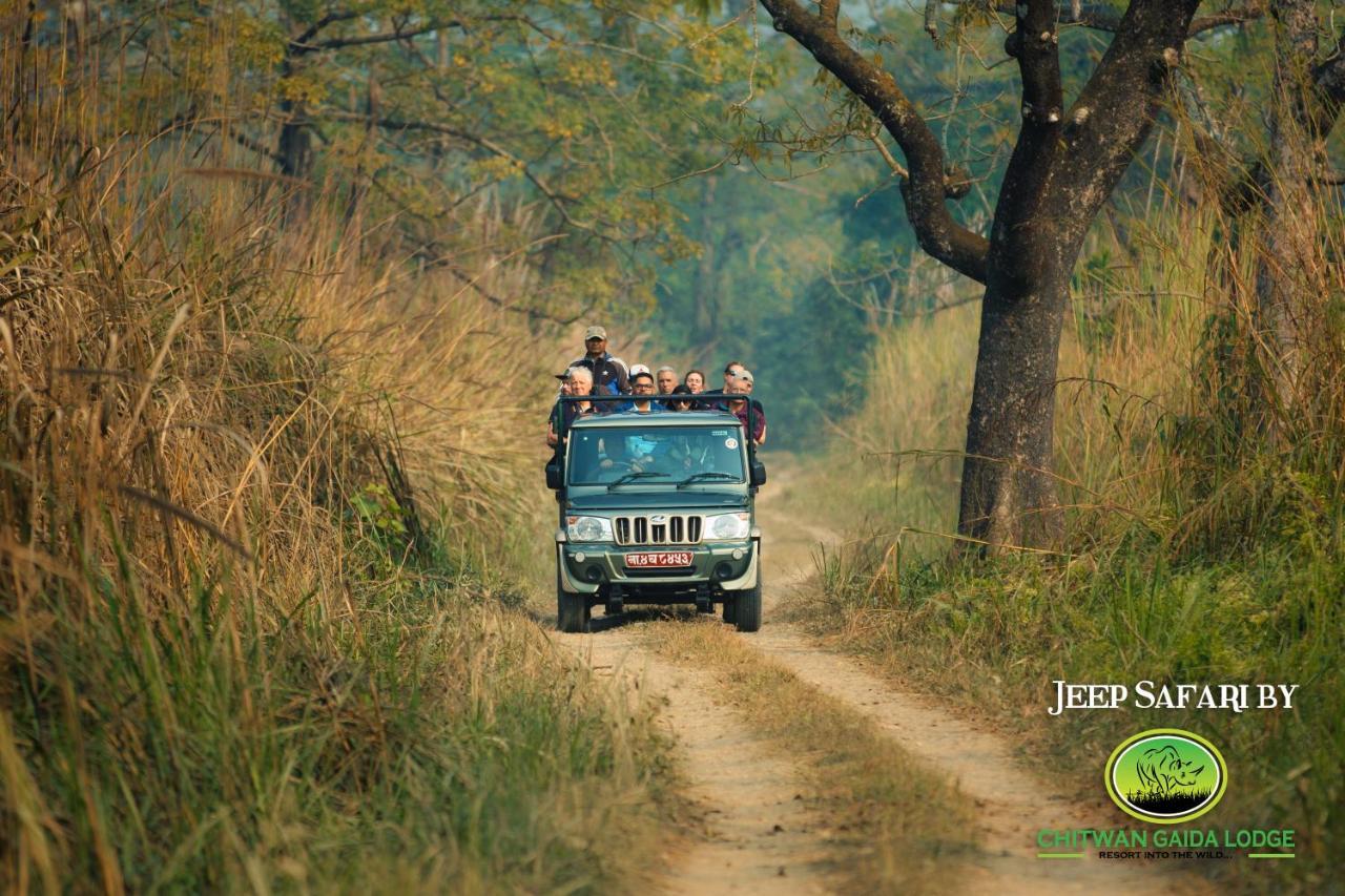 Chitwan Gaida Lodge - Animal Lovers & Birdwatchers Paradise Sauraha Exterior foto